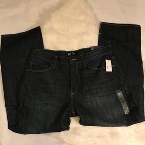 Gap jeans relaxed color size 30x32 dark denim